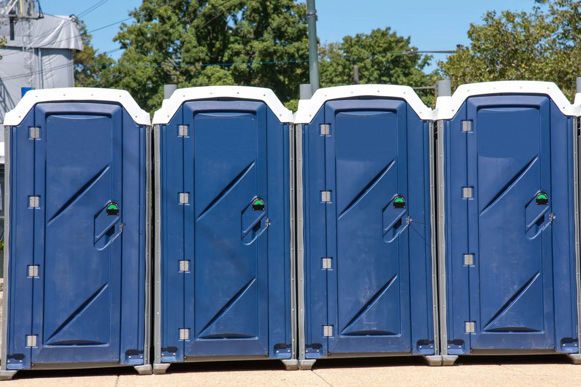 public toilets on road blue plastic mobile public toilets on road blue plastic mobile